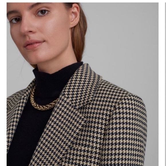 Club Monaco Houndstooth Blazer